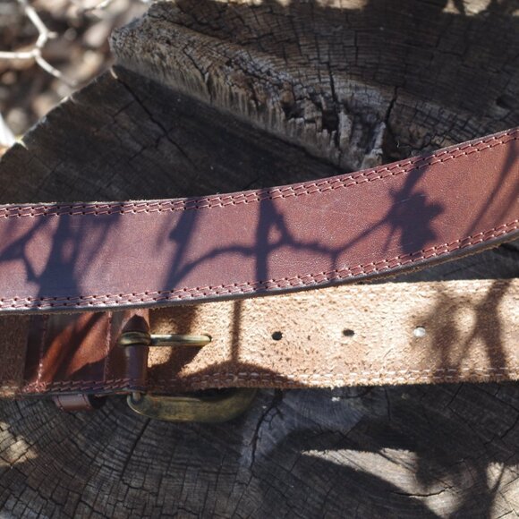 Kids Brown Leather Kettle Creek Belt - Picture 8 of 8